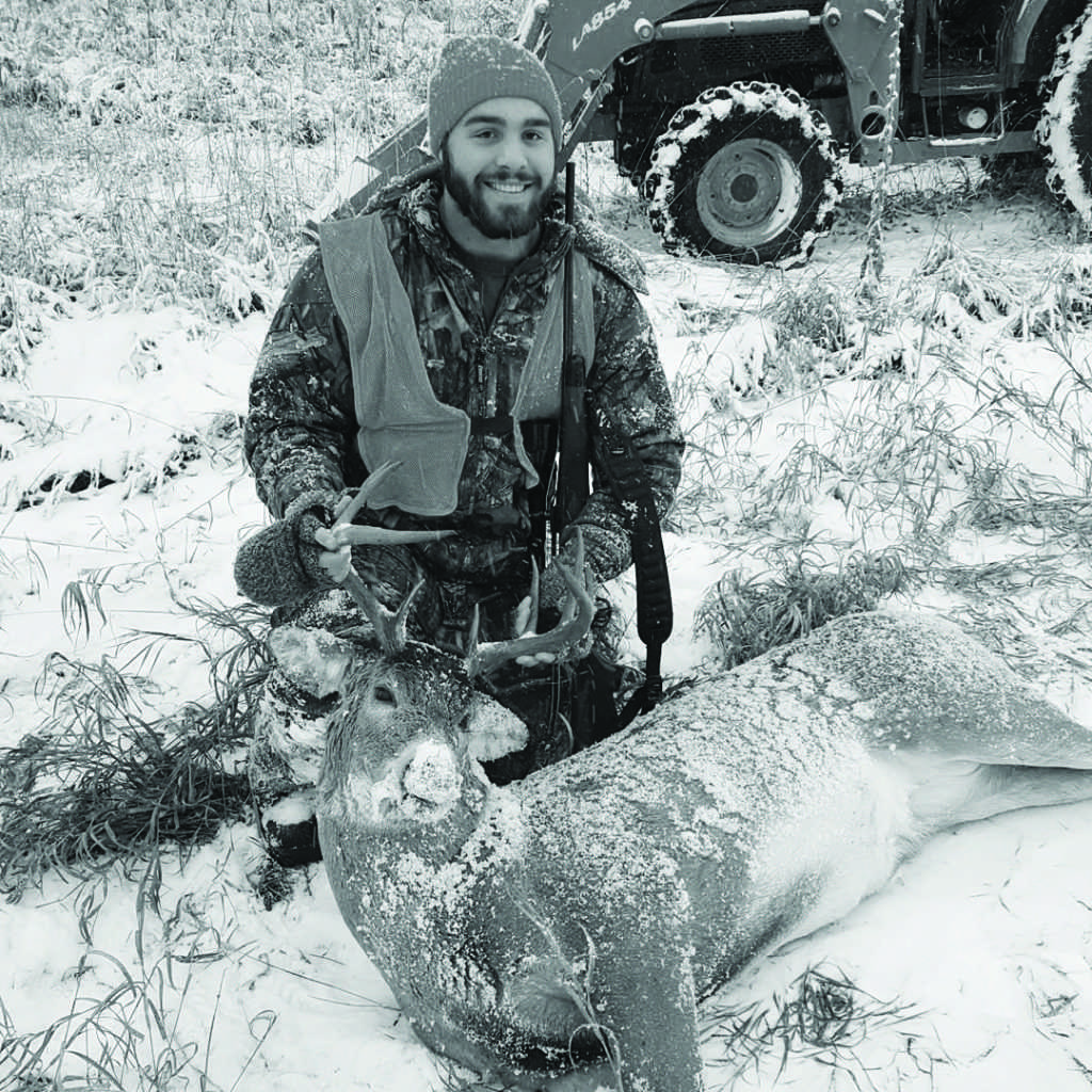Photo courtesy of Ryan Shively: Sophomore accounting major Ryan Shively had a successful deer season.