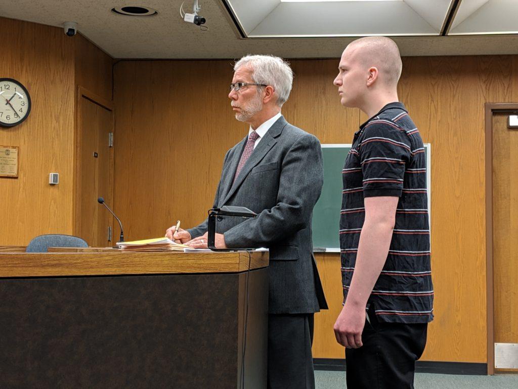 Caleb S. Anderson was arraigned March 21 upon six counts of fourth-degree criminal sexual conduct and released March 25 on a personal recognizance bond. 
Photo by Tim Eggert