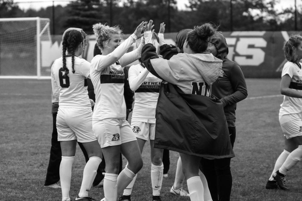 The+NMU+Women%E2%80%99s+Soccer+team+hopes+to+try+and+elevate+the+program+as+they+only+can+go+up+from+here.+Photo+courtesy+of+NMU+athletics.+