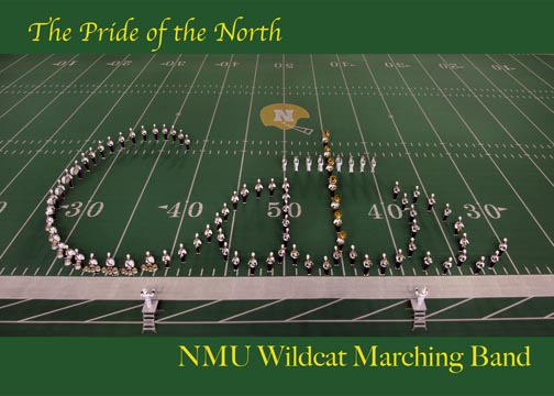 marching band spells Cats