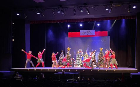 Cast members of the Elf the Musical show prepare for opening night which is Dec. 3 at 8 p.m. The show will run until Dec. 11 and include a matinee performance specifically for those with audio and visual sensitivity. 