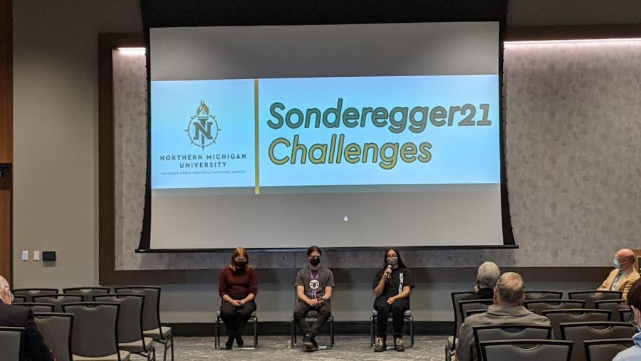 Yrsala Peterson, Bazile Panek and Kateri Phillips share their perspectives on intergenerational trauma as Indigenous people. As college students, they emphasized the healing their generation is doing following the struggles and trauma the generations before them endured.