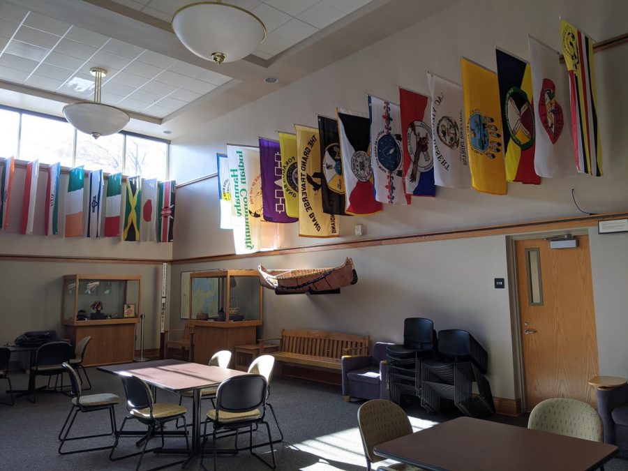 GATHERING SPACE—The Center for Native American Studies and the School of Education use Whitman Commons as a social lab space to learn how to create community, Department Head Joseph Lubig said.