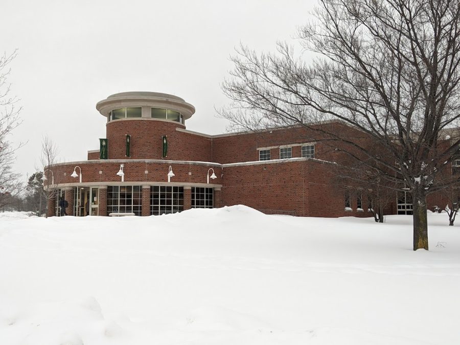 CONTESTED NAMESAKE-After the NMU Board of Trustees recently voted to remove Luther Wests name from what was previously West Hall, the building has been temporarily dubbed the Science Building.