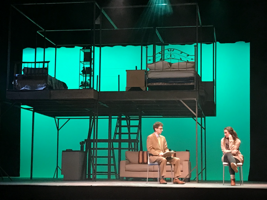 PRACTICE MAKES PERFECT - NMU students rehearse for the Next to Normal musical on Jan. 31. On opening night, Feb. 3, Great Lakes Recovery hosted a post-performance discussion about mental health.