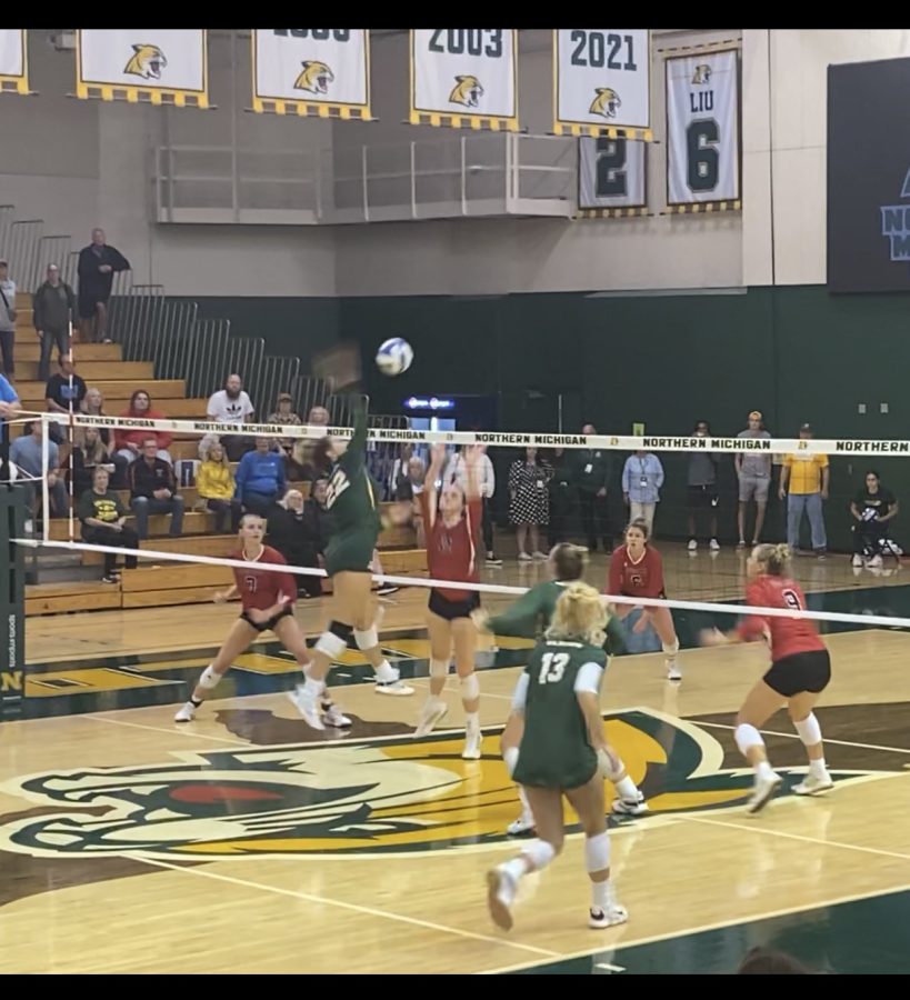 NMU+DOMINATES+-+GLIAC+Offensive+Player+of+the+Week+Meghan+Meyer+gets+match+point+as+the+third+set+25-23+to+sweep+the+second+GLIAC+opponent+of+the+weekend+3-0.+Jacqueline+Smith%2C+Lizzy+Stark+and+Meyer+each+recorded+double+digit+points+in+the+3-set+match.