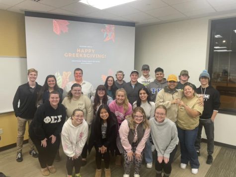 COUNCIL - Members of the Greek Council gather to strengthen bonds between houses. Council members Schrank and Cruz lauded their experiences on the council as a great way to build leadership skills, interact with the community and grow as a student.