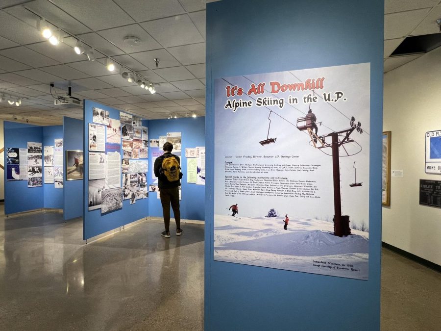 ITS ALL DOWNHILL — The Beaumier Heritage Center presents its current exhibit, Its All Downhill: Alpine Skiing in the U.P.