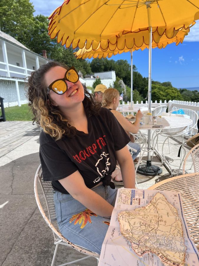 FUN IN THE SUN — Kylie Saunders on a fun trip to Mackinac Island with Sarah Triemstra (not pictured) in 2022. Most of their trips are medically focused so they try to take advantage of the time and money when they can.