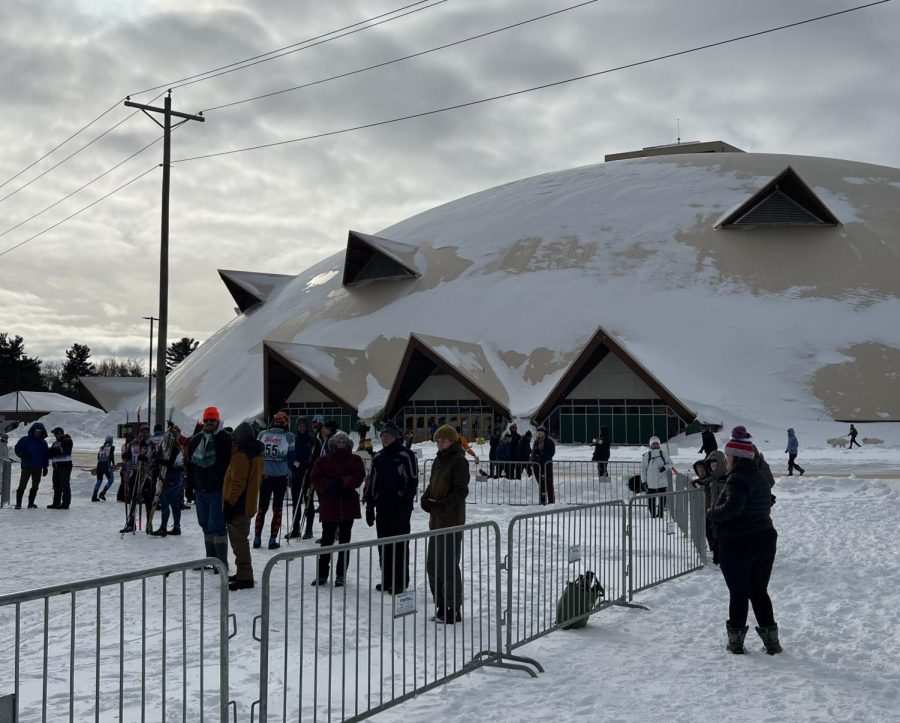 winter ski dome