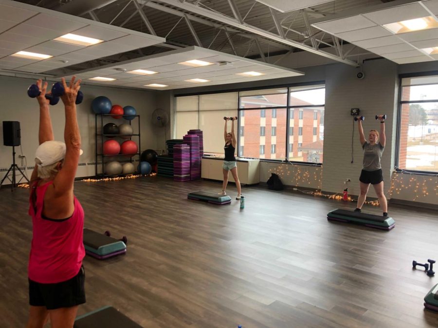HIIT! - Charise Baker hosts a high-intensity interval training session each week, which is a great way to get in shape and have some fun.