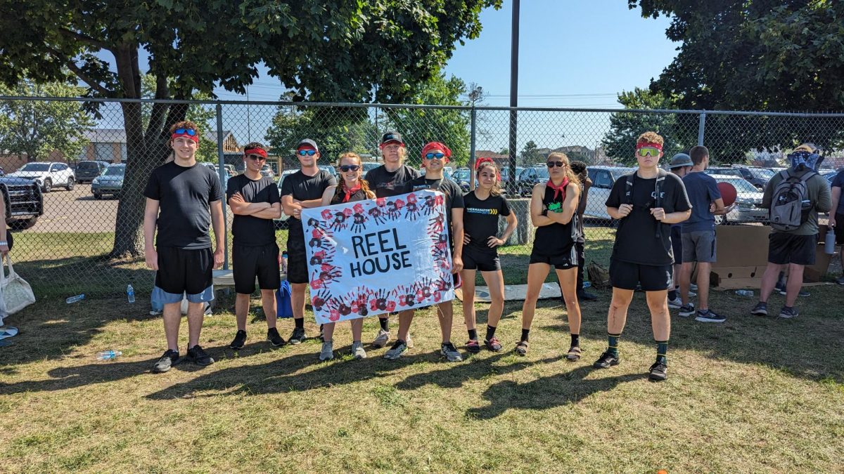 THE WINNING TEAM — The Reel House poses for a photo shortly before their victory in the championship game.