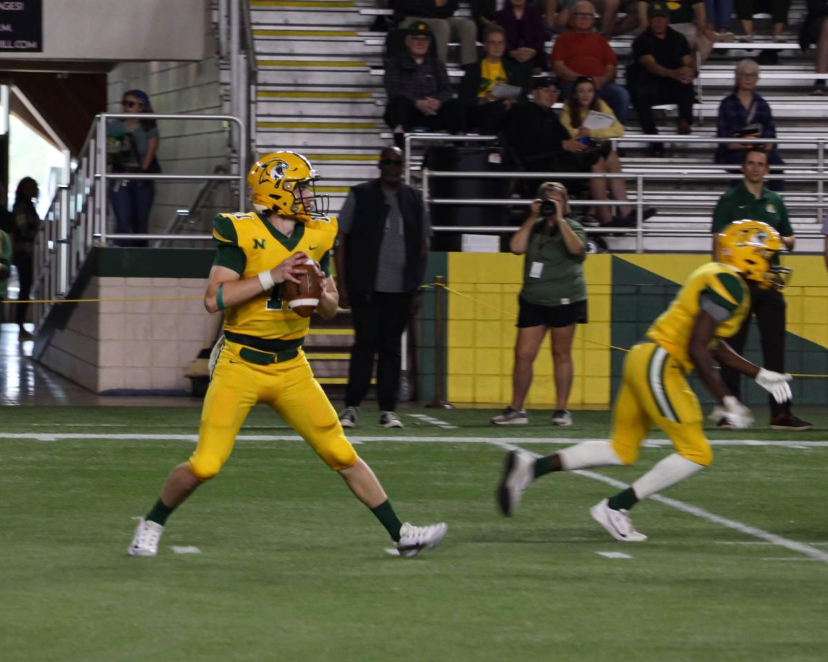 INJURED — Graduate quarter back Mariano Valenti went down with an injury last week leading to promotion of junior QB Jake Bilitz for his first collegiate start. NMU dropped the home match up 3-34 and will look for a win against Quincy this weekend.