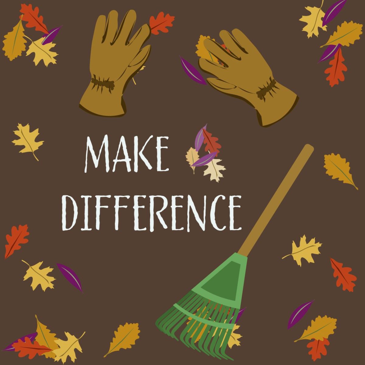 MAKING A CHANGE — Make A Difference Day is being hosted by the NMU Volunteer Center, supporting the Marquette community by raking leaves for those who cannot. 