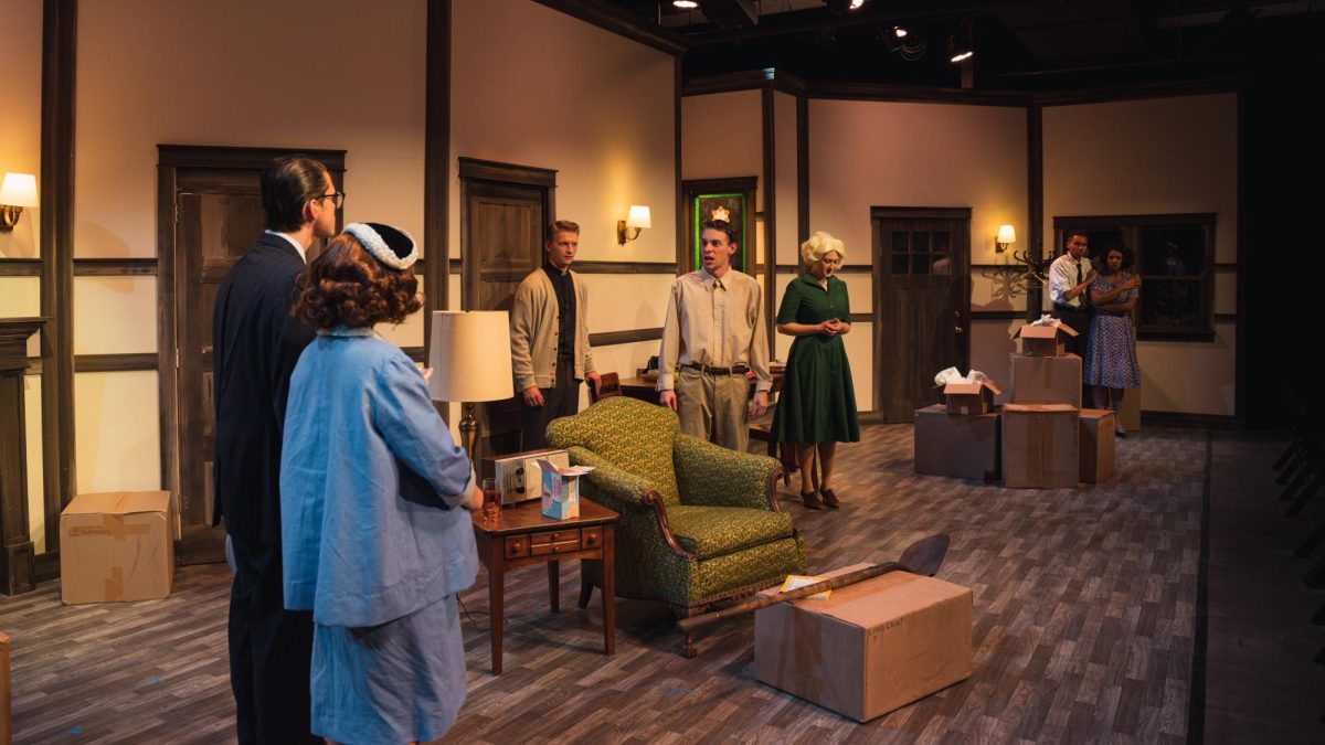 DRESS REHEARSAL — Actors rehearse for opening night of Clybourne Park. The play continues the story of a segregated 1959 Chicago brought to life in Lorraine Hansberrys play “A Raisin in the Sun”.
Photo courtesy of John Scheibe