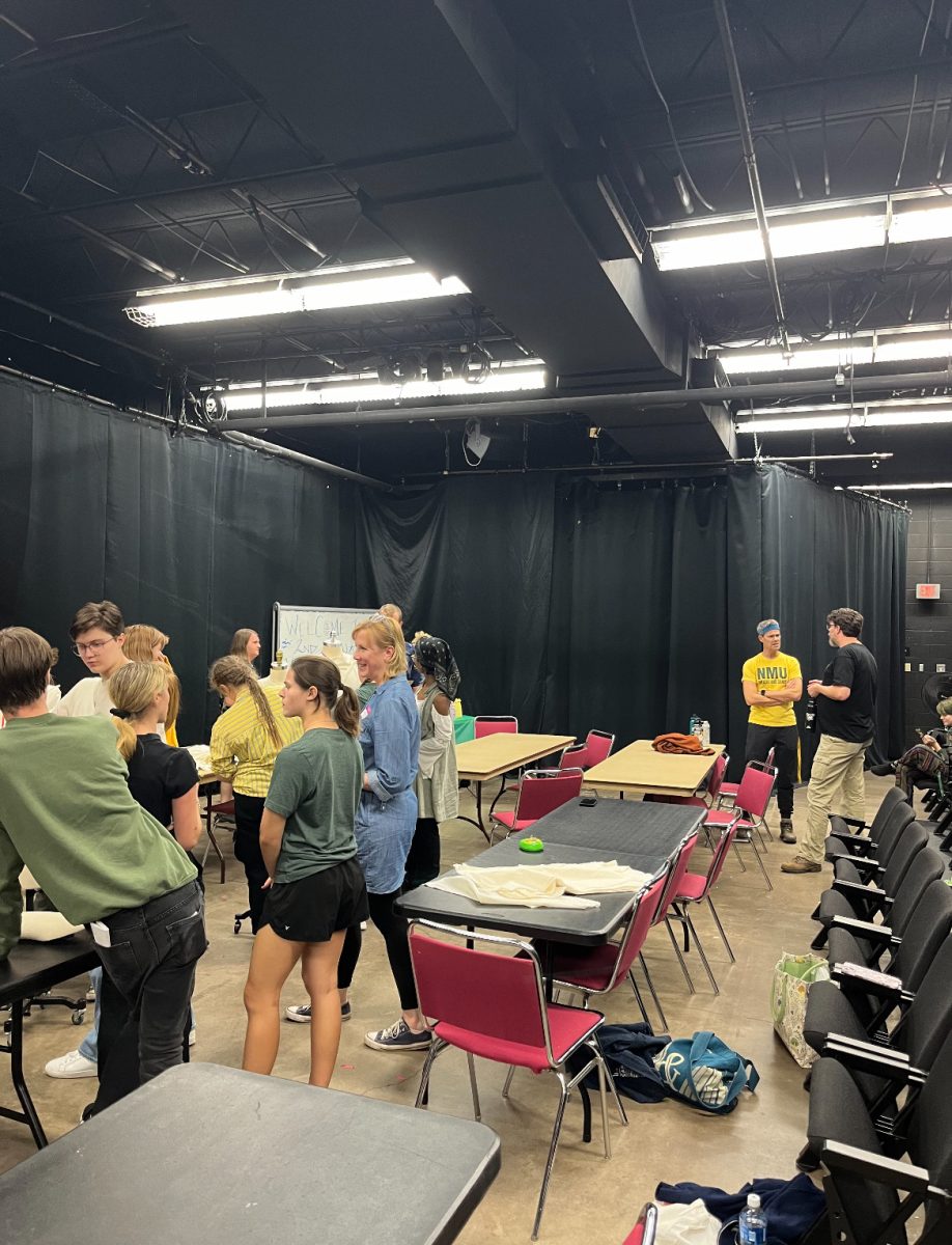 BUILDING COMMUNITY — Students attend the second annual Upper Peninsula Day of Theatre to answer trivia questions and gain more knowledge about theatre during various workshops.