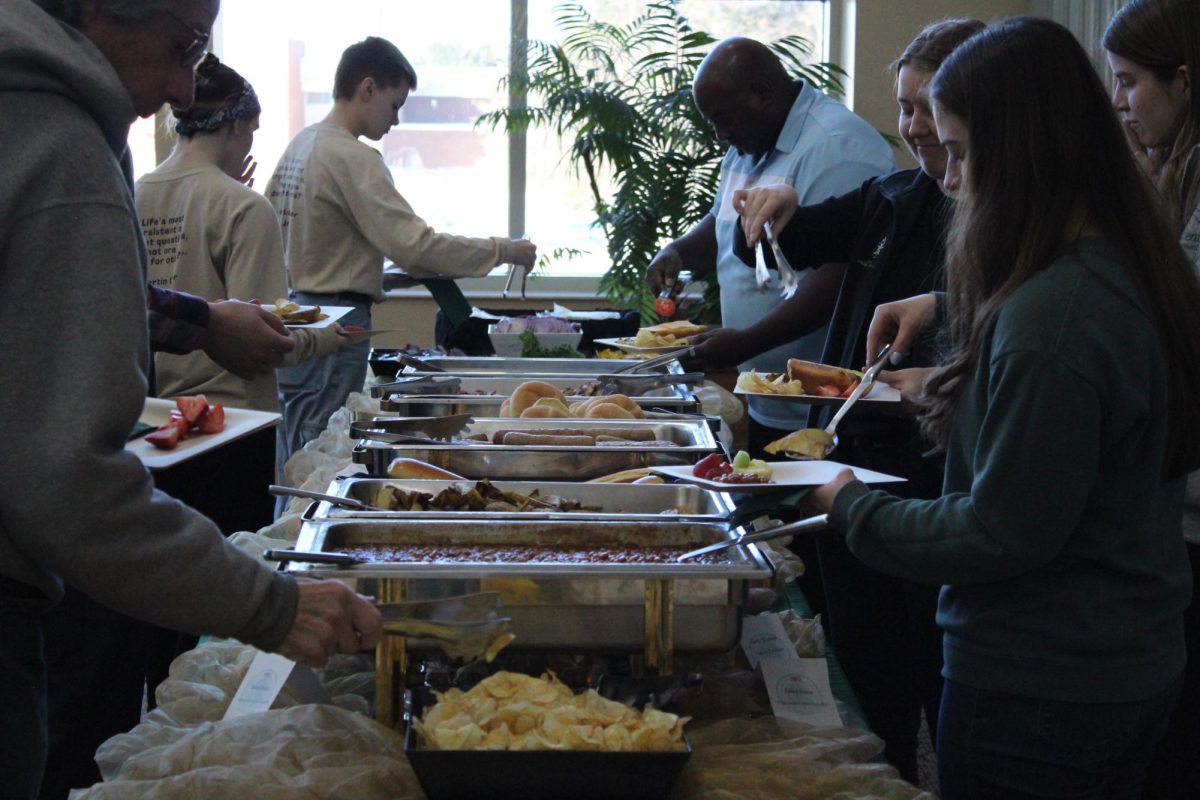 HONORING LEGACY - NMU students gather to enjoy lunch together in celebration of Martin Luther King, Jr. Day.