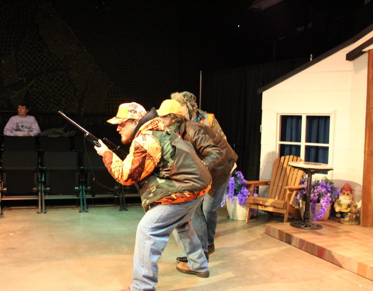 SCENE SETTING — The opening scene of Much Ado About Nothing, as a group of Yoopers sneak up on a deer. Highlighting the setting of the UP and the second week of deer camp.