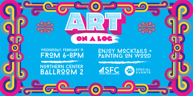 GET YOUR CRAFT ON - The "Art on a Log" Paint and Sip event provides a fun twist on the normal crafting experience. 