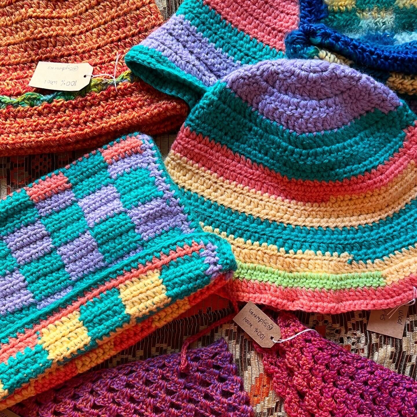TIME TO CRAFT—  The North Wind's very own Sydney Broberg uses their talents to create one of a kind hats and sell's their handmade items at craft fairs. (Sydney Broberg/ NW)