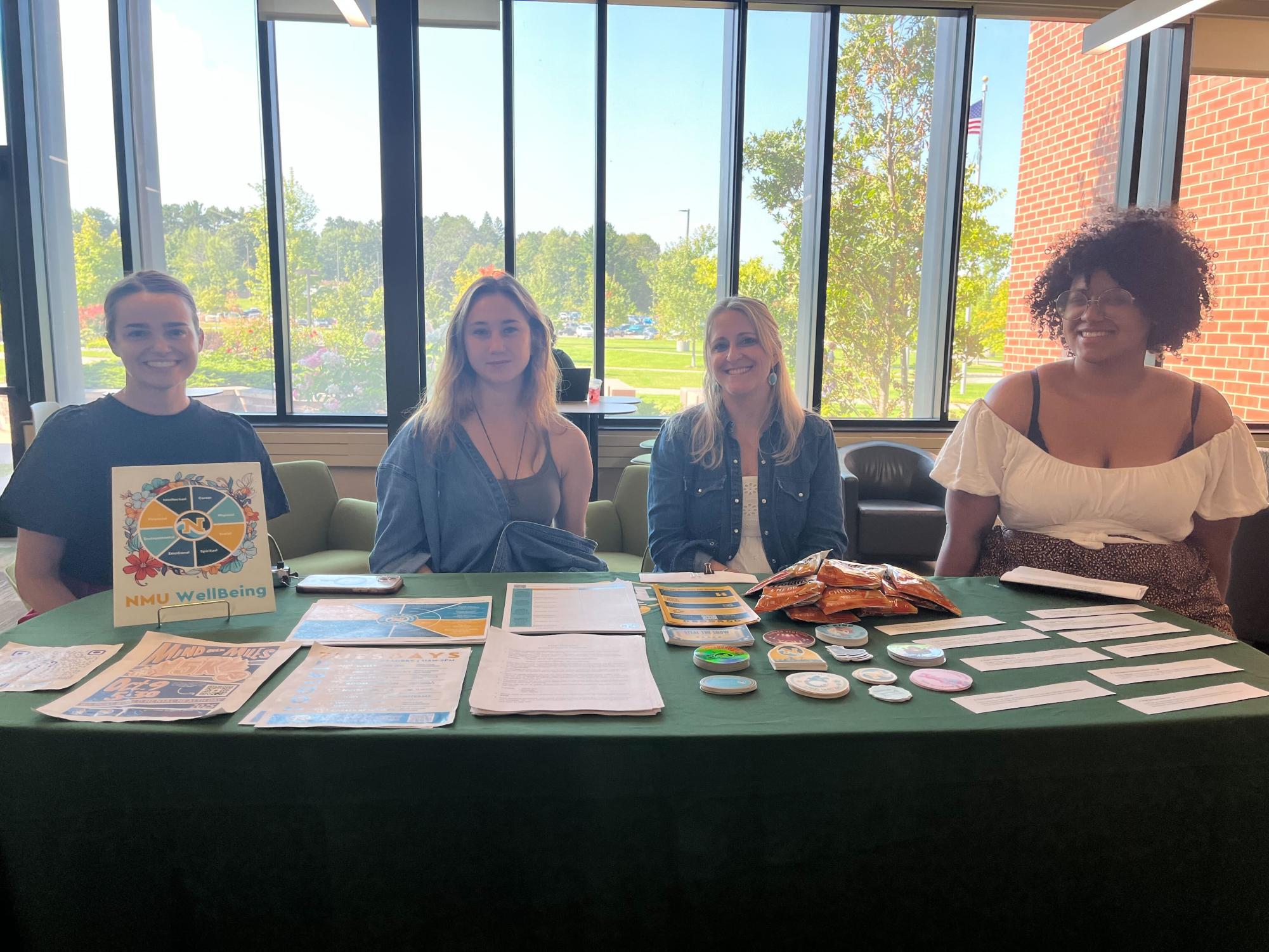 STOP AND SMILE — Students, staff and faculty of NMU WellBeing and Career Services help students with career skills. 