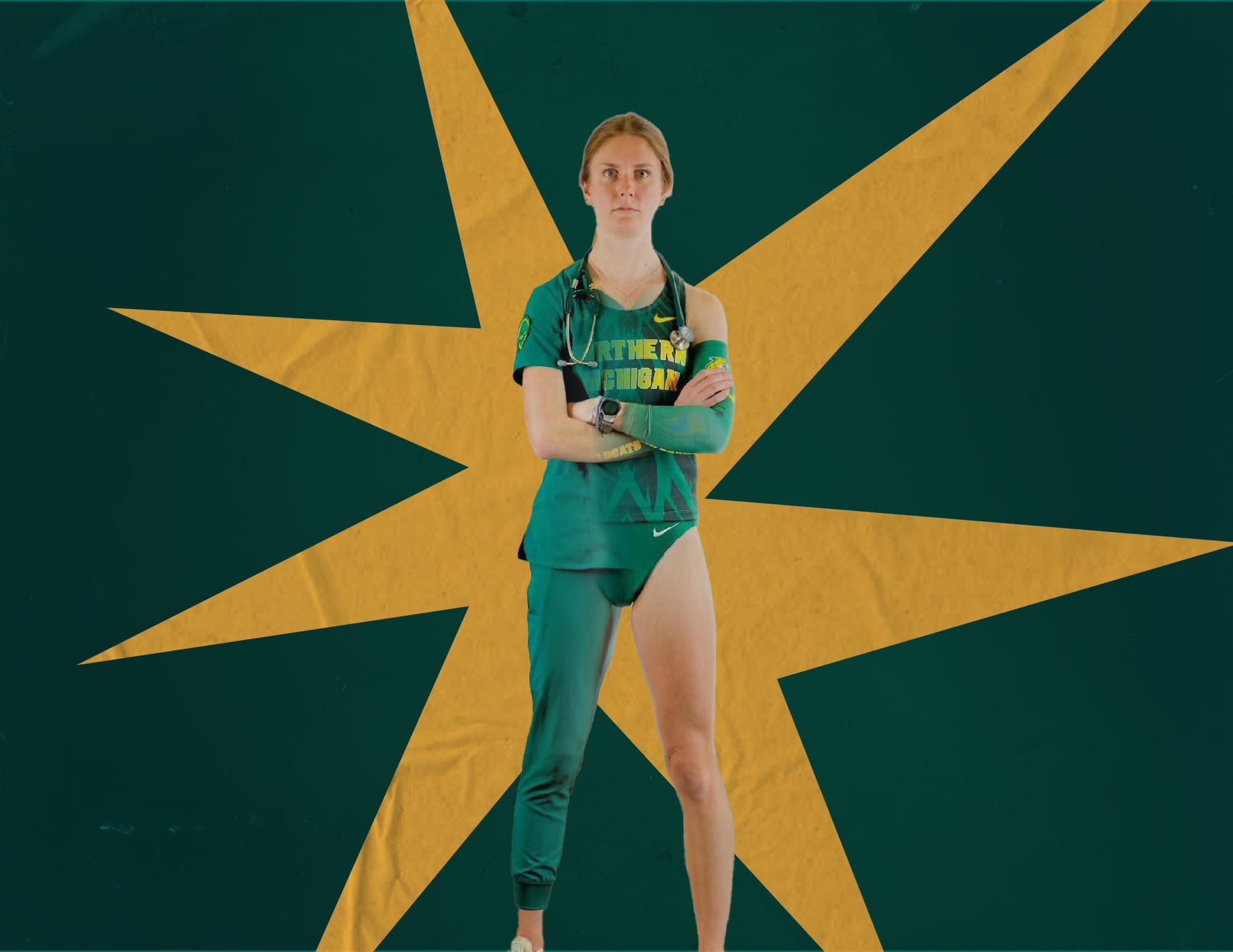 Wildcats in scrubs—  How NMU athletes are excelling in both nursing and sports 