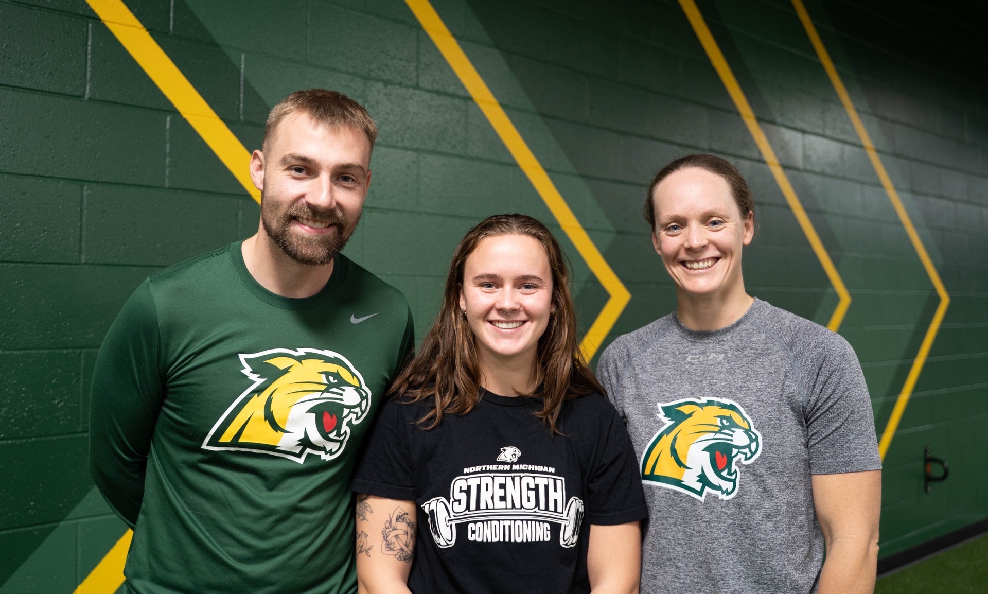 Alex Morse, Olivia Cranston, and Jenna Bruttomesso all face the tall task of training college athletes.